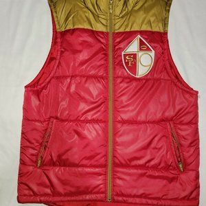 San Francisco 49ers Red Gold Throwback Mitchell &